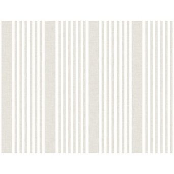 RoomMates French Linen Stripe Peel & Stick Wallpaper