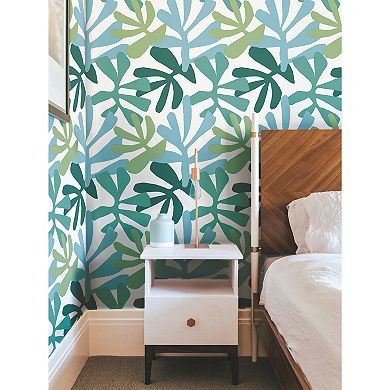 RoomMates Kinetic Tropical Peel & Stick Wallpaper