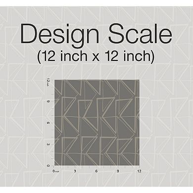 RoomMates Love Triangles Peel & Stick Wallpaper