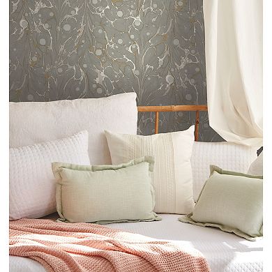 RoomMates Marbled Endpaper Peel & Stick Wallpaper