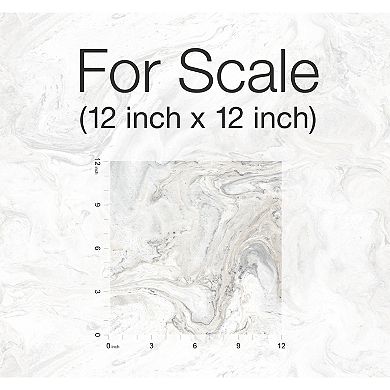 RoomMates Oil & Marble Peel & Stick Wallpaper