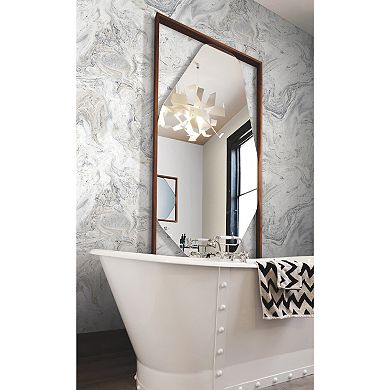 RoomMates Oil & Marble Peel & Stick Wallpaper