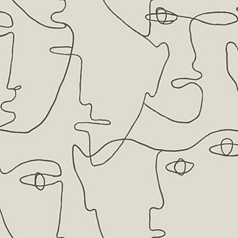 RoomMates Pablo Portraits Peel & Stick Wallpaper
