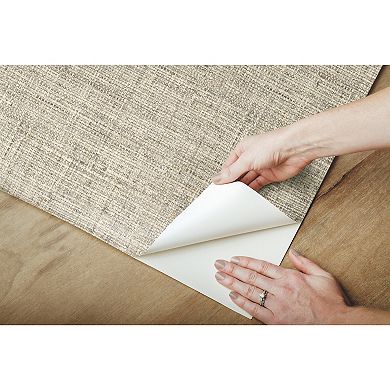 RoomMates Papyrus Weave Peel & Stick Wallpaper