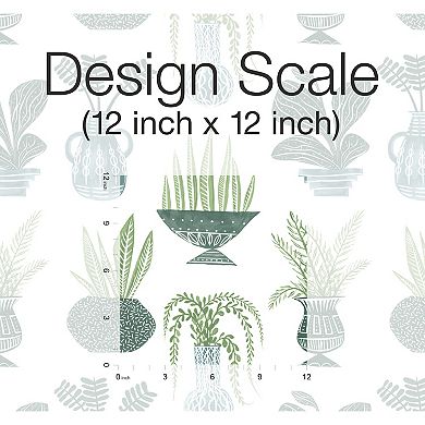 RoomMates Plant Party Peel & Stick Wallpaper