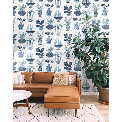 RoomMates Plant Party Peel & Stick Wallpaper