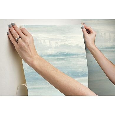 RoomMates Soothing Mists Scenic Peel & Stick Wallpaper