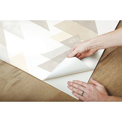 RoomMates Triangles Peel & Stick Wallpaper