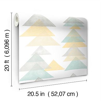 RoomMates Triangles Peel & Stick Wallpaper