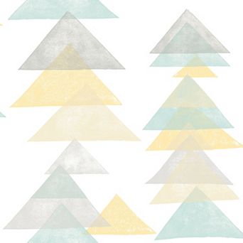 RoomMates Triangles Peel & Stick Wallpaper