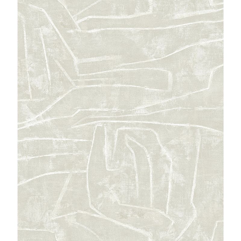 RoomMates Urban Chalk Peel & Stick Wallpaper, Beige