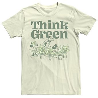 Disney's Mickey Classic Green Thinking Plants Men's Tee