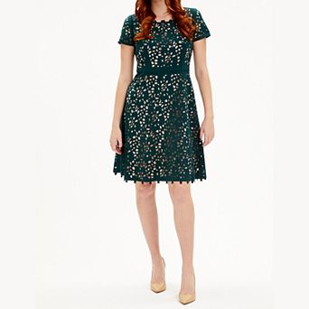 Women's Focus By Shani Cutout Fit & Flare Dress