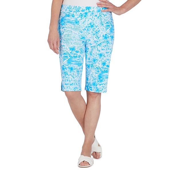 Plus Size Alfred Dunner Tropical Printed Bermuda Shorts