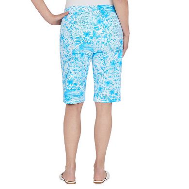 Plus Size Alfred Dunner Tropical Printed Bermuda Shorts