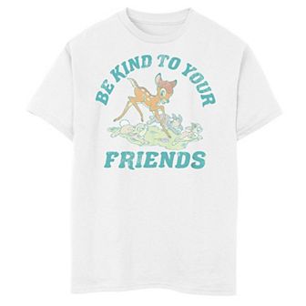 Disney's Bambi Be Kind To Your Friends Boys 8-20 Graphic Tee