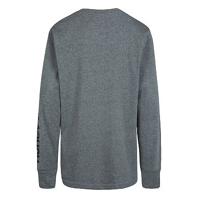 Boys 8-20 Hurley Long Sleeve Boxed Logo Graphic Tee