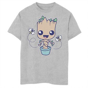 Boys 8-20 Marvel Groot Hello Spring Bees Graphic Tee