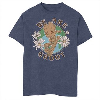 Boys 8-20 Marvel Guardians Of The Galaxy Groot Earth Day Graphic Tee