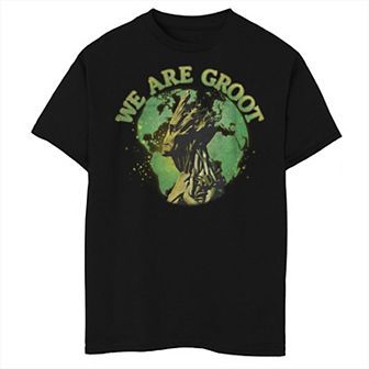 Boys 8-20 Marvel Guardians Of The Galaxy We Are Groot Earth Graphic Tee
