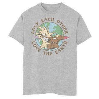 Boys 8-20 Nickelodeon Angry Beavers Love Each Other Love The Earth Graphic Tee