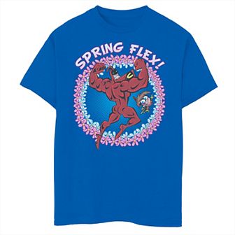 Boys 8-20 Nickelodeon Fairly Oddparents Spring Flex Floral Circle Graphic Tee