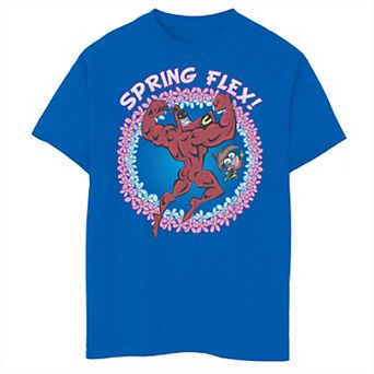 Boys 8-20 Nickelodeon Fairly Oddparents Spring Flex Floral Circle Graphic Tee