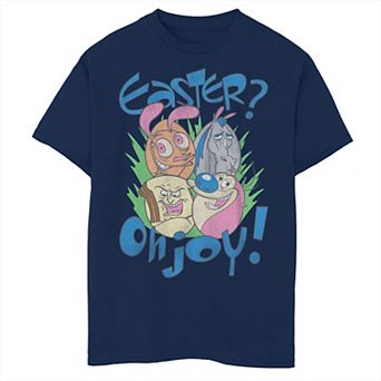 Boys 8-20 Nickelodeon Ren & Stimpy Easter Oh Joy Graphic Tee