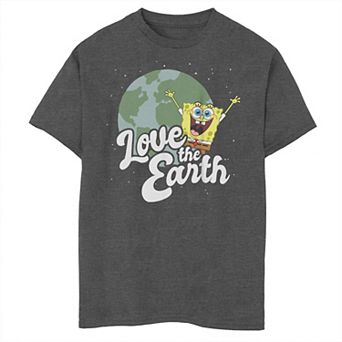 Boys 6-20 Spongebob Squarepants Love The Earth Graphic Tee