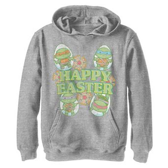 Boys 8-20 Teenage Mutant Ninja Turtles Eggs Happy Easter Eggs Shellz Pizza Graphic Hoodie