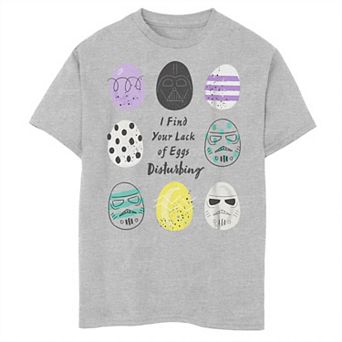 Boys 8-20 Star Wars I Find Your Lack Of Eggs Disturbing Graphic Tee