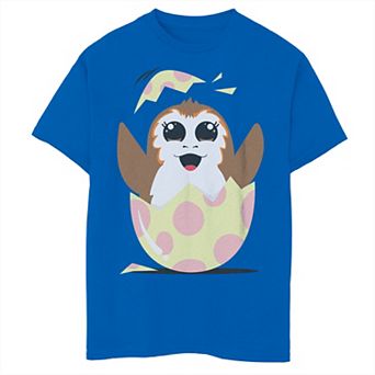 Boys 8-20 Star Wars Hatching Porg Easter Egg Graphic Tee