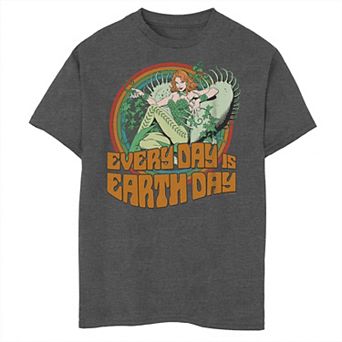 Boys 6-20 DC Comics Batman Poison Ivy Every Day Is Earth Day Graphic Tee
