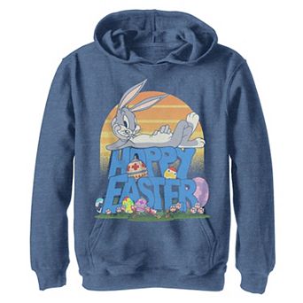 Boys 4-20 Looney Tunes Bugs Bunny Happy Easter Graphic Hoodie
