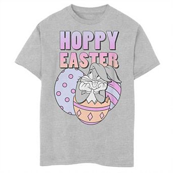 Boys 8-20 Bugs Bunny Hoppy Easter Eggs Graphic Tee