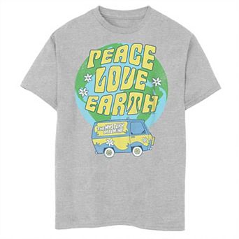 Boys 8-20 Scooby Doo The Mystery Machine Peace Love Earth Graphic Tee