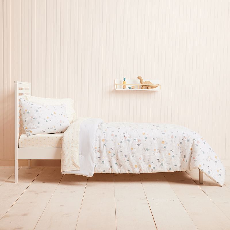 Little Co. by Lauren Conrad Galaxy Print Comforter Set, Light Grey, Twin