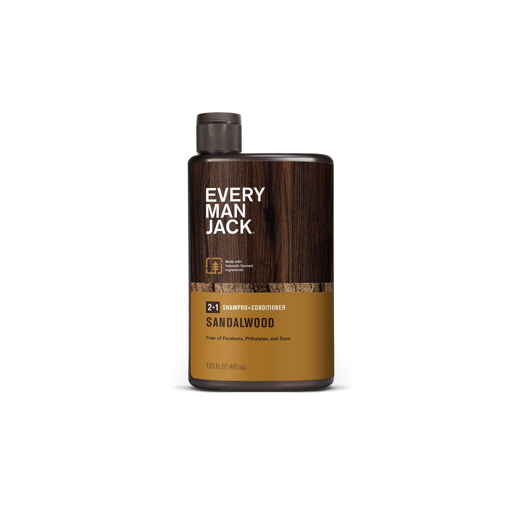 Every Man Jack 2-in-1 Sandalwood Shampoo + Conditioner, Size: 13.5 Oz, None