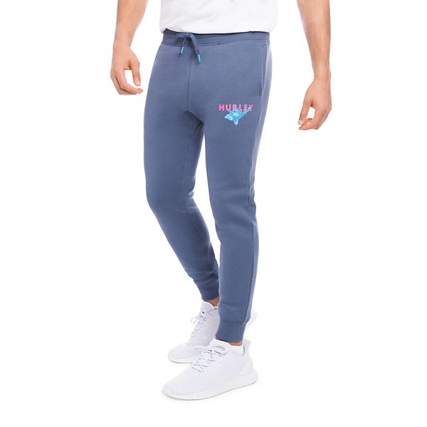 Hurley Hibiscus Slim-Fit Fleece Jogger Pants