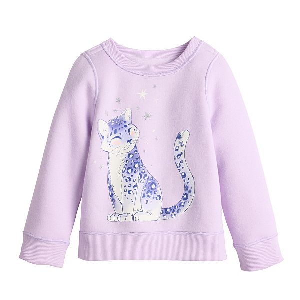 Toddler Girl Jumping Beans® Adaptive Sensory Friendly LongSleeve Pullover