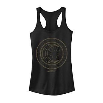 Juniors' Marvel Moon Knight Hieroglyphics Logo Tank Top