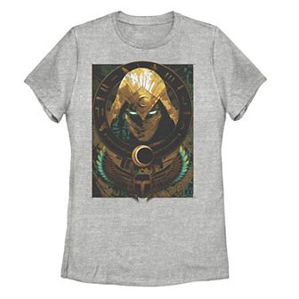 Juniors' Marvel Moon Knight Scarb Moon Boxed Graphic Tee