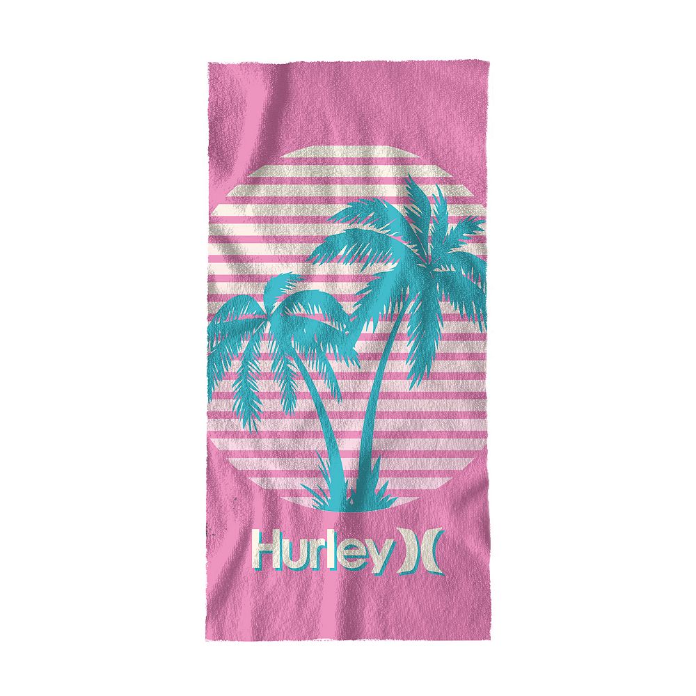 Hurley Beach Towel, 32”x64”, Style deals #1511033, Rainbow/Multicolor Stripes, Pride