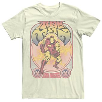 Men's Marvel Comics Retro Iron Man Stark Industries Tee