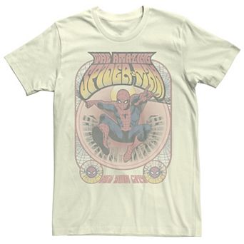 Men's Marvel Classic Universe Distressed Comic Poster The Amazing Spider-Man Tee