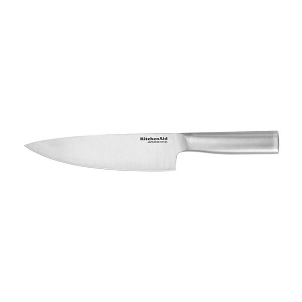 KitchenAid - KKFSS8CHST - Classic Forged 8-Inch Brushed Stainless Chef  Knife-KKFSS8CHST | Gringer & Sons, Inc.