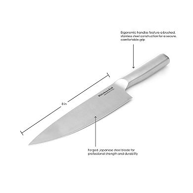KitchenAid Gourmet 8-in. Chef Knife with Blade Cover