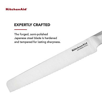 KitchenAid Gourmet 8-in. Bread Knife with Blade Cover