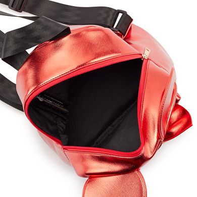 Disney's Minnie Mouse Red Metallic Backpack with 3D Ears