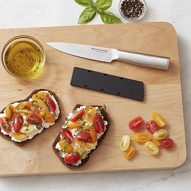 KitchenAid Gourmet 5.5-in. Serrated Utility Knife with Blade Cover